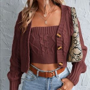 Matching Cardigan Set